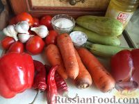 Фото приготовления рецепта: Аджика кабачковая с помидорами - шаг №1