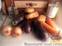 Фото приготовления рецепта: Рагу из баклажанов и картофеля - шаг №1