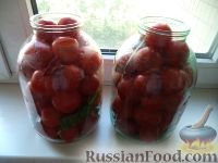 Фото приготовления рецепта: Простой способ закатки помидоров-1 - шаг №7