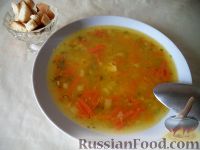 Фото к рецепту: Простой суп гороховый  (постный)