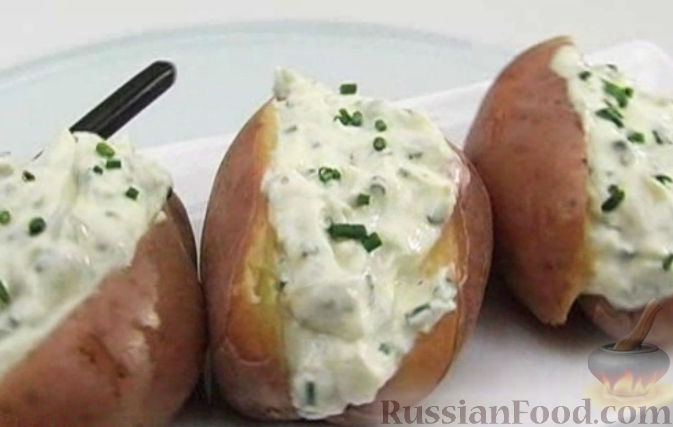 Рецепт Печеный картофель с сыром