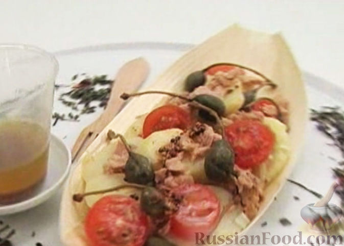 Рецепт Картофельный салат с тунцом