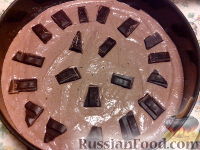 Фото приготовления рецепта: Шоколадный манник - шаг №8