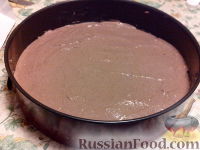 Фото приготовления рецепта: Шоколадный манник - шаг №9