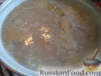 Фото приготовления рецепта: Летний суп с фрикадельками - шаг №10