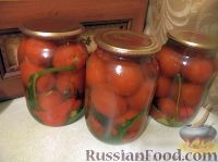 Фото к рецепту: Стерилизованные сладкие томаты