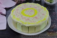 Фото к рецепту: Торт из вафель, с лимонным кремом