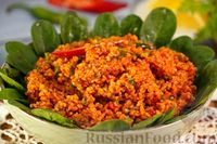 Фото к рецепту: Кысыр (булгур в томатном соусе)