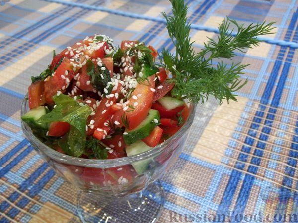 Рецепт Свеженький овощной салатик