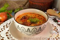 Фото к рецепту: Суп с бараниной и стручковой фасолью