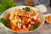 Фото к рецепту: Голубцы с кукурузой и яйцами