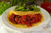 Фото к рецепту: Катув шлях (большой драник с мясом и овощами)