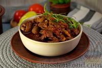 Фото к рецепту: Пёркёльт из куриной печени