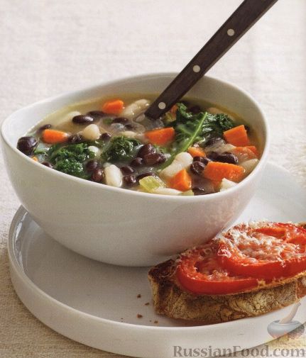 Рецепт Фасолевый суп с капустой