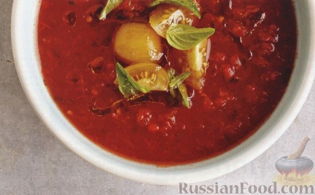 Рецепт Томатный суп-пюре с медом