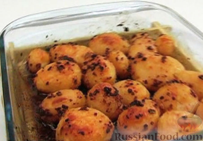 Рецепт Запеченный картофель с луком