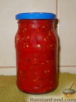 Фото к рецепту: Лечо из красных помидоров