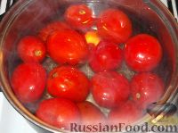 Фото приготовления рецепта: Сок из помидоров с мякотью - шаг №2