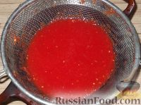 Фото приготовления рецепта: Сок из помидоров с мякотью - шаг №5