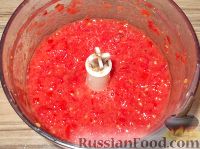 Фото приготовления рецепта: Печеные баклажаны с томатом - шаг №6