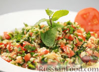 Фото к рецепту: Табуле - ливанский салат с булгуром