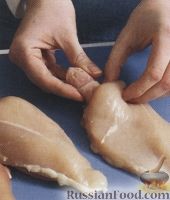Фото приготовления рецепта: Кармашки из куриного филе - шаг №2