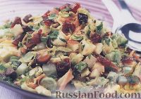 Фото к рецепту: Овощной салат с брюссельской капустой