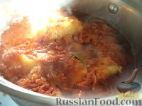 Фото приготовления рецепта: Куриное филе в кляре в кисло-сладком соусе - шаг №15