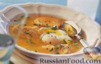 Фото к рецепту: Чесночный суп с яйцами-пашот