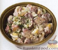 Фото к рецепту: Картофельный салат с яйцами