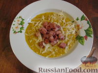 Фото приготовления рецепта: Суп-пюре из тыквы и лука-порея - шаг №7