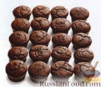 Фото к рецепту: Шоколадные кексы (маффины)