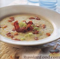 Фото к рецепту: Куриный суп-пюре с луком-пореем и сельдереем
