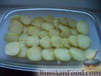 Фото приготовления рецепта: Гарнир с баклажанами и картофелем - шаг №7