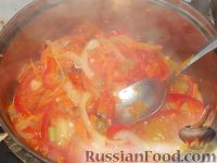Фото приготовления рецепта: Салат из болгарского перца и моркови - шаг №7