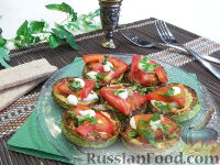 Фото к рецепту: Жареные кабачки с помидорами