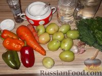 Фото приготовления рецепта: Фаршированные зеленые помидоры - шаг №1