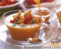 Фото к рецепту: Холодный овощной суп-пюре