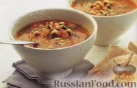 Фото к рецепту: Фасолевый суп с помидорами и перцем чили