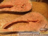 Фото приготовления рецепта: Красная рыба, запеченная в фольге - шаг №2