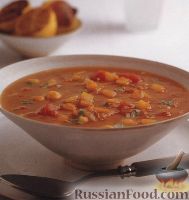 Фото к рецепту: Пряный африканский суп с нутом