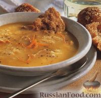 Фото к рецепту: Тыквенный суп-пюре с куриным мясом и рисом