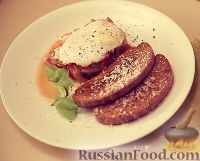 Фото к рецепту: Яйца с томатно-грибным соусом