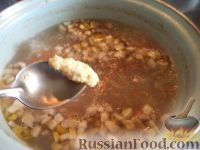 Фото приготовления рецепта: Необычный грибной суп - шаг №11