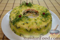 Фото приготовления рецепта: Новогодний салат "Малахитовый браслет" - шаг №6