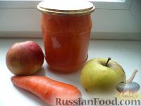 Фото к рецепту: Яблочно-морковный сок