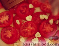 Фото приготовления рецепта: Шпинат с помидорами - шаг №3