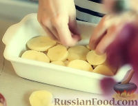 Фото приготовления рецепта: Картофельный гратен в сливочном соусе - шаг №12