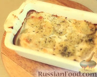 Фото приготовления рецепта: Картофельный гратен в сливочном соусе - шаг №14