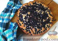 Фото к рецепту: Пирог с черной смородиной